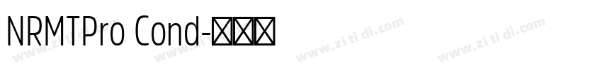 NRMTPro Cond字体转换